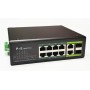 PoE switch 8ch 100Mbps +2G uplink 2 SFP