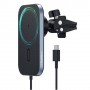 Car phone holder CHOETECH with wireless charging function, 15W, (MagSafe)