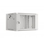 Commutation cabinet 19" wall mounted 6U 600x600x370 (not assembled)