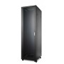 Commutation cabinet 19'' freestanding 42U 800x600x2055 (black, assembled)