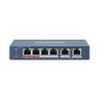 6 ports, 4 PoE ports switch Hikvision DS-3E0106HP-E