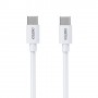 Cable CHOETECH Type-C - Type-C, PD60W, White, 1.2m