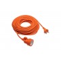 1 socket extension (orange, 30m, IP20, 10A, 2x1.0) GTV AE-POGRODUN-30
