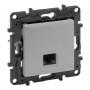 RJ45 UTP CAT 6 kompiuterinis lizdas Niloe Step Legrand 863363 (aluminio spalva)