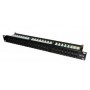 Patch panel 19' 1U UTP 48 ports, 6e cat