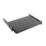 Sliding shelf 19" 1U L550 (black)