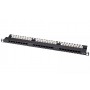 Patch panel 19'' 0.5U,UTP 5e cat. 24 ports