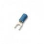 AU terminal insulated plug M5 (2,5 mm , blue)