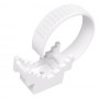 Screw-on holder for cable with strap Radpol UP-30 (white, 12-30mm, 100pcs)