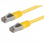 Patch kabelis (1m, S/FTP, CAT6, geltonas)