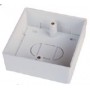 Surface Mount Box for RJ45 keystone sockets 86x86x32mm
