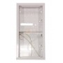 Big recessed metal housing housing with removable frame FLBOX280 (550x280x80, white)