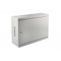 Komutacinė spinta 19'' pakabinama 3U 540x400x180 (balta, metalo durys)
