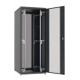 Server cabinet 19" 42U 800x1200x2055 (black, unassembled, perforated door)