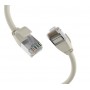 Patch cable (0.5m, UTP, CAT6, gray, industrial)