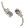 Patch cable (1m, UTP, CAT6, gray, industrial)