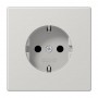 Socket with grounding JUNG LS1520LG (gray, 16A/250V)