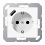 Socket with USB A JUNG A1520-18AWW (white, 16A/250V)