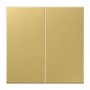 2 gang cover JUNG ME2995C (brass color)