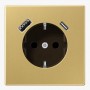 Socket with USB A + USB C JUNG ME1520-15CAC (brass)