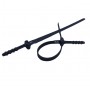 Pin with strap 6x200mm (20 pcs, black)