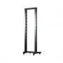 19'' 37U Atviras rėmas viengubas 550x600 (juodas)
