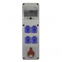 PawBol R-BOX B.SLIM-6S-28-S plastikinis skydelis su lizdais (4x16A/230V, 1x5P16A)