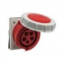 Industrial plug-in socket Pawbol B.1909 (16A, 5P, 400V, IP67)