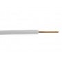 Lietkabelis H07V-U (YDY) 1x2.5 mm2 single-core cable (monolithic, white, 1 m)