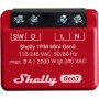 Wi-Fi, Bluetooth controlled relay Shelly Mini 1PM Gen 3 (8A, 110-240 VAC)
