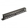 Panel - comb for cable distribution SW-3004 (horizontal, 12 compartments, 1U, 19")