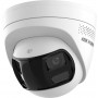 Hikvision dome DS-2CD1363G2P-LIUF/SL F2.8 (balta, 6 MP, 180 , 30 m LED, Smart Hybrid)