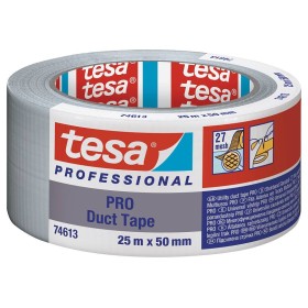 Laminated cloth tape TESA STANDART (gray) 25m x 50mm 74613-00003-15
