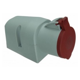 Industrial electric socket Pawbol B.1038 (32A, 5P, 400V, IP44)