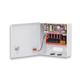 Power supply with housing PowerBubble PBWD1203-04C (3A/12V, 4 outputs with safety)