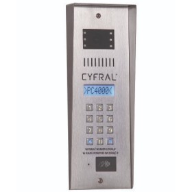 Cyfral PC-4000RVE Multi-User Phone Entry System with Camera and RFID