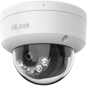 HiLook dome IPC-D120HA-LU F2.8 (white, 2 MP, 30 m. IR, 30 m. LED, Hybrid Light)