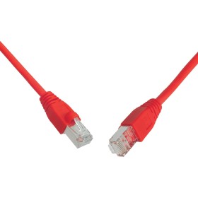 Patch cable (1m, SF/UTP, CAT5e, red)