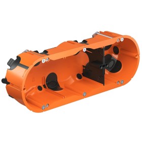 3-gang flush-mount box with membranes Kaiser K9253-22 (48mm depth)
