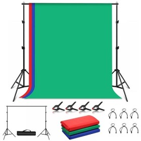 Photo Studio Background Support 2x2m, Backdrops RGB